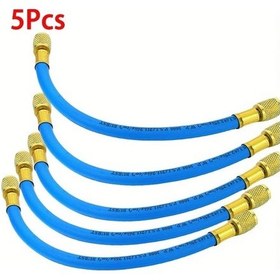 Resim Dashanshop 5 Adet R134a Kaliteli Sızdırmaz Bağlantılı Dayanıklı Oto Klima Şarj Hortumu 