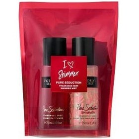 Resim Victoria's Secret Pure Seduction + Shimmer Vücut Spreyi 75 ML x 2 