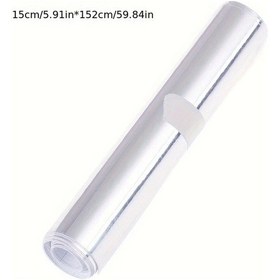 Resim Dashanshop 1 Parça Pvc Gümüş Aynalı Vinil Kaplama Film S Model 