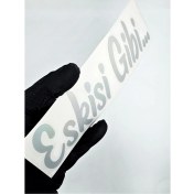 Resim BS.Elektronik Etiketçiler Özel Eskisi Gibi Sticker - Özel Tarasım Hologram Sticker - Eskisi Gibi Sticker 