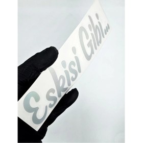 Resim BS.Elektronik Etiketçiler Özel Eskisi Gibi Sticker - Özel Tarasım Hologram Sticker - Eskisi Gibi Sticker 