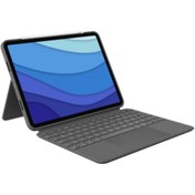 Resim logitech Combo Touch Ipad Pro 11 Inç 2, 3 Ve 4. Nesil Ile Uyumlu Çok Yönlü Klavyeli Kılıf - Gri 