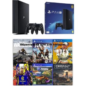 Resim Ps4 Pro 1tb + 2 Kol + 14 Dijital Oyun + 12 Ay Cihaz Garantisi 