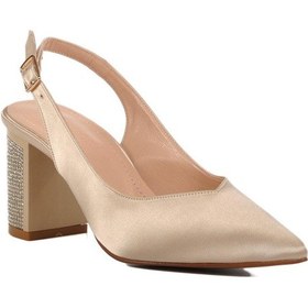 Resim Ayakmod 357128 Z Altın Kadın Topuklu Ayakkabı Altın 