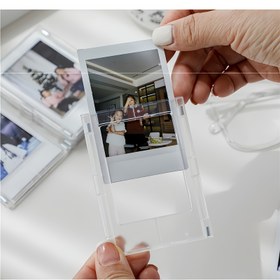 Resim 5 Adet Manyetik Fotoğraf Çerçevesi Seti, 3 İnç Buzdolabı Mıknatıslı Albüm Çerçeve, Polaroid Mini Aile Anıları İçin Uygun – Fujifilm Film Uyumlu, Ev, Oturma Odası ve Ofis Dekoru için İdeal Hediye, Noel, Sevgililer Günü, Yılbaşı ve Diğer 15 Özel Günler İçin Mükemmel 