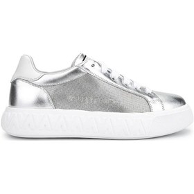 Resim Mario Valentino Kadın Hakiki Deri Metalik Sneakers & Spor Ayakkabı 1040 91v1311 Bn Ayk Y25 Sılver/whıte Gümüş 