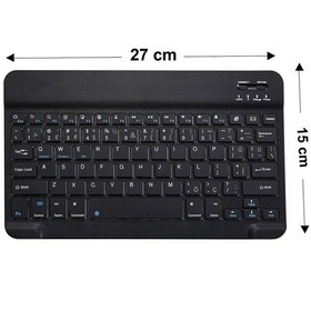 Resim Elektromaxx Microcase Apple Uyumlu iPad, Pro 12.9 2018 Bluetooth Klavye+Tabletstandı-Al2754 
