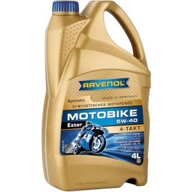 Resim Ravenol Motobike 4T Ester 5W-40 Sentetik 4l motor yağı 