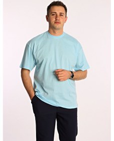 Resim Kral23 Düz Ovr Tişört Bebe Mavi Mavi 