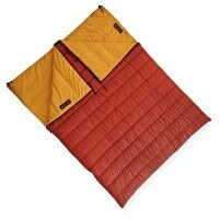 Resim Naturecamp Elika 350 -15 Derece Birleşebilir Çift Kişilik Turuncu Uyku Tulumu 