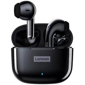 Resim Lenovo Lp40 Kablosuz Bluetooth Kulaklık: Spor Ve Uzun Pil Ömrü İçin Yarı Kulak İçi Tasarım 