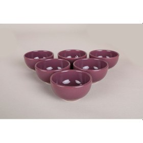 Resim Keramika Mor Bulut Çerezlik Sosluk 8 CM 6 Adet 