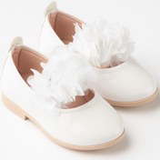 Resim Banamio Adria Çiçek Detaylı Kız Çocuk Ayakkabı 