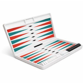 Resim DoBi3D Katlanabilir Tavla Seti 25x20 cm - 3D Baskı Özel Tasarım - Kompakt Tavla Oyunu 