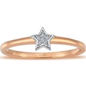 Resim Lova Pırlanta Taşlı Babil Yıldızı Yüzük - 1010245 