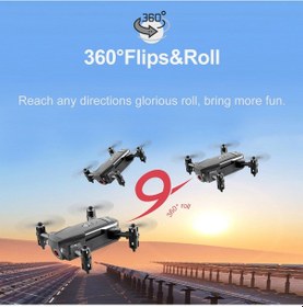 Resim Geekyou Kk8 Mini Katlanabilir Drone - Uzun Uçuş Süresi, 3 Pil, Çocuklar İçin Eğlenceli Oyuncak 