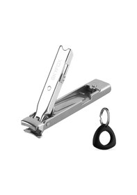 Resim Xindoker Eğimli Kenarlı Çift Elle Kullanım İçin Ergonomik Tırnak Makası, Çift Ağızlı Ve Tırnak Törpüsü Dahil, Paslanmaz Çelik, Hediye Kutusu 