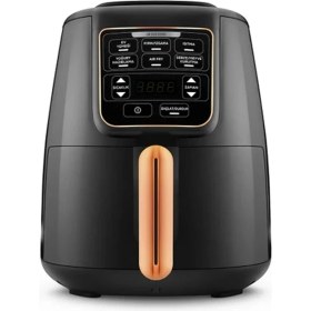 Resim Karaca Air Pro Cook XL 2 in 1 Konuşan Airfryer Black Copper 4 Kişilik 