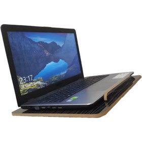 Resim Ahşap Ayfemob Laptop Altlığı Notebook Sehpası Stand Basit Ve Pratik Kullanım 