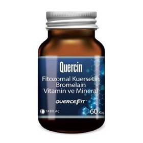 Resim Quercin Fitozomal Kuersetin Bromelain Vitamin ve Mineral 60 Kapsül 
