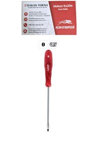 Resim Rico Kraft Düz Tornavida 5x125mm 