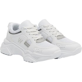 Resim Devida Yüksek Taban Beyaz Spor Ayakkabı Günlük Ortopedik Taban Sneaker X110 