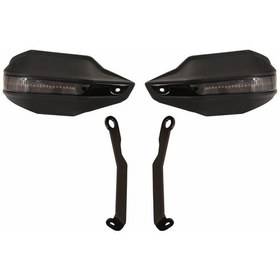 Resim GP Kompozit KTM Duke 250 2024 Uyumlu Led Sinyalli Elcik Koruma Siyah 