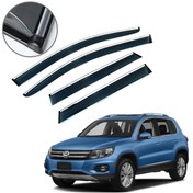 Resim Volkswagen Tiguan Krom Çıtalı Cam Rüzgarlığı 2010-2015 