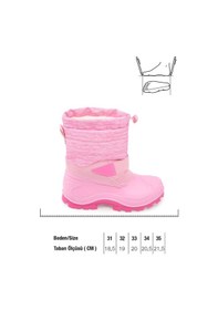 Resim Gezer Kışlık Kız Çocuk İçi Sıcak Astarlı Kar Bot Çizme Gc2kfm.00658.01.020.g75 Pembe 