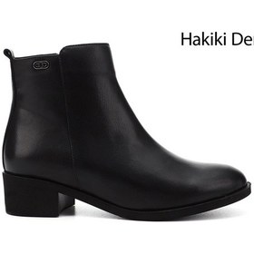 Resim Gönderi R Kadın Siyah Fermuarlı Kalın Topuklu Hakiki Deri Bot Gkzb13452492 Siyah 