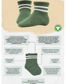 Resim Bistyle 6lı Penye Çemberli Soket Çorap Bs6003 Turuncu 001 