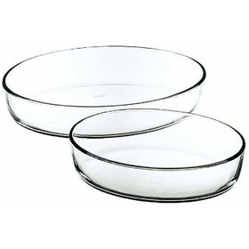Resim Paşabahçe 159033 2'li Oval Borcam Seti - Borcam Fırın Tepsisi 