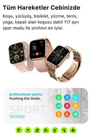 Resim LaraThec 2025 Yeni Nesil G9 Mini Plus Lf 41 Mm Akıllı Saat Siri Hesap Makinesi Bluetooth'lu Ios Ve Android 