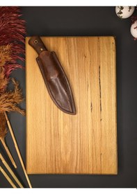 Resim Kayın Ağacı Kesme Tahtası Tek Parça- Küçük Boy 