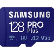 Resim Maiyame Samsung Uyumlu Pro Plus 128gb Mikrosd Kartı U3 A2 V30 160mb/s Okuma Hızı + Sd Adaptörü 