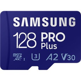 Resim Maiyame Samsung Uyumlu Pro Plus 128gb Mikrosd Kartı U3 A2 V30 160mb/s Okuma Hızı + Sd Adaptörü 