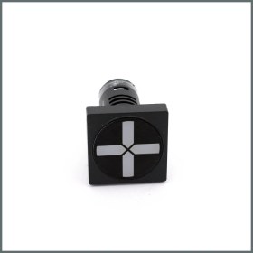 Resim Onesto Ledli Konum Göstergesi (Kare) (Kırmızı/Yeşil) 48VAC/DC Gövde:Siyah 