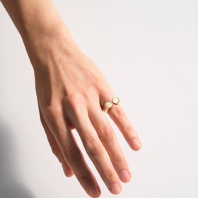 Resim Double Headed Seljuks Lines Ring - 15 