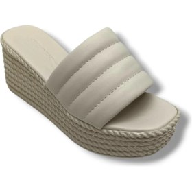 Resim Efsun 3011-26 Cilt Soft Bant Anatomik Dolgu Topuk Kadın Terlik 