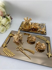 Resim YENİ HEDİYELİK DÜNYAM Nişan Tepsisi Damat Kahvesi Söz Tepsisi 