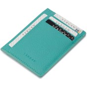 Resim Mavi Deri Unisex Kredi Kartlık - S1KK00001676-N29 