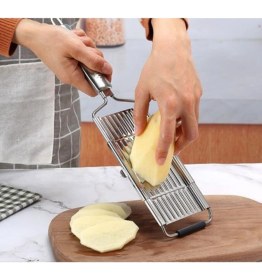 Resim YCL Shop Paslanmaz Pratik 3 Bıçaklı Multi Fonksiyonlu Çoklu Dilimleyici Doğrayıcı 