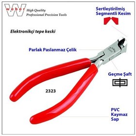 Resim Weber 2323 Elektronikçi Tepe Keski Pvc Sap - 120 MM 