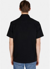 Resim Colin's Colins Comfort Fit Shirt Neck Düz Erkek Siyah Kısa Kol Gömlek Cl1073361 Q1.v1 Blk 