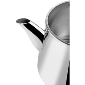 Resim Nehir Çelik Çaydanlık Takımı Seti Alya Mini Gümüş 