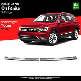 Resim VW Tiguan Krom Ön Panjur 2 Prç. 2016 Üzeri 