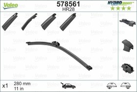 Resim x SİLECEK SÜPÜRGESİ ARKA 28cm X1 MUZ TİPİ HydroConnect ÇOKLU BAĞLANTILI ÜNİVERSAL HR28 
