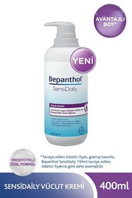 Resim Bepanthol Sensidaily Pompalı Vücut Kremi 400 ml 