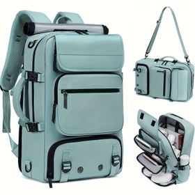 Resim Çeşitli bölmeli ve büyük kapasiteli yürüyüş sırt çantaları, çapraz vücut veya sırt çantası olarak kullanılabilir; seyahat, ofis ve turizm gibi çeşitli yerlerde kullanıma uygun, hem erkekler hem de kadınlar için çok yönlü 