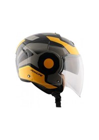 Resim Axor Striker Ultron Açık Kask Siyah-sarı Siyah - Sarı 